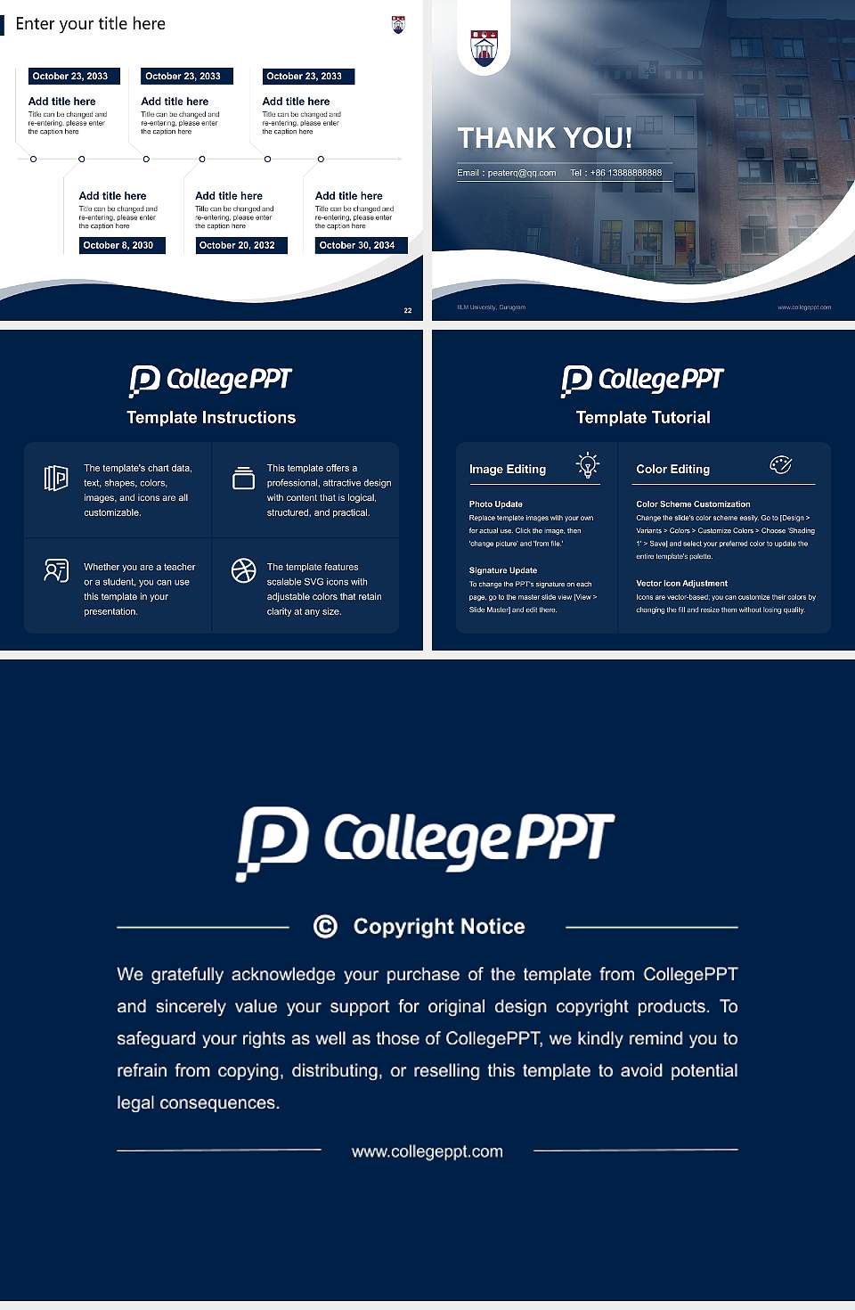 IILM University, Gurugram Lecture Sharing and Networking Event PPT Template4:3 ratio PPT effect preview image4