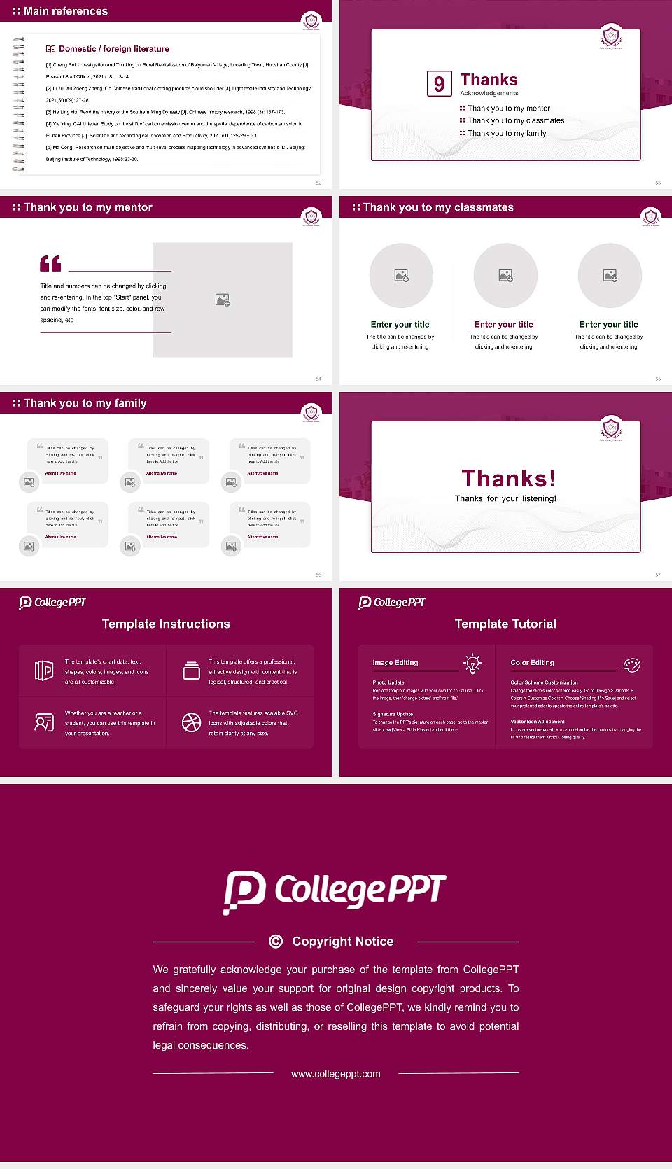 Institute of Advanced Research Graduation Thesis Defense PPT Template16:9 ratio PPT effect preview image7