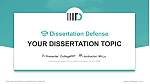 Indraprastha Institute of Information Technology Scriptieverdediging PPT-sjabloon