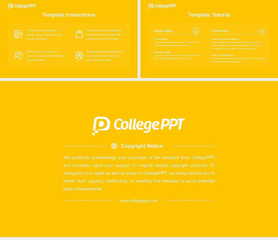 Himalayan University Course/Courseware Creation PPT Template16:9 ratio PPT effect preview image5