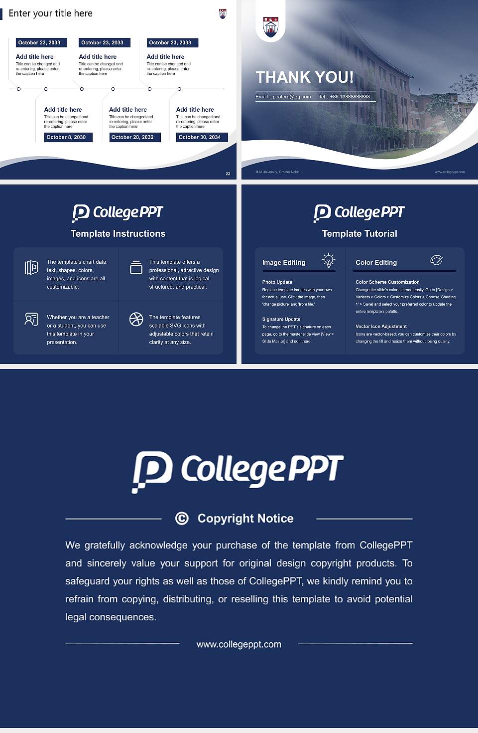 IILM University, Greater Noida Lecture Sharing and Networking Event PPT Template4:3 ratio PPT effect preview image4