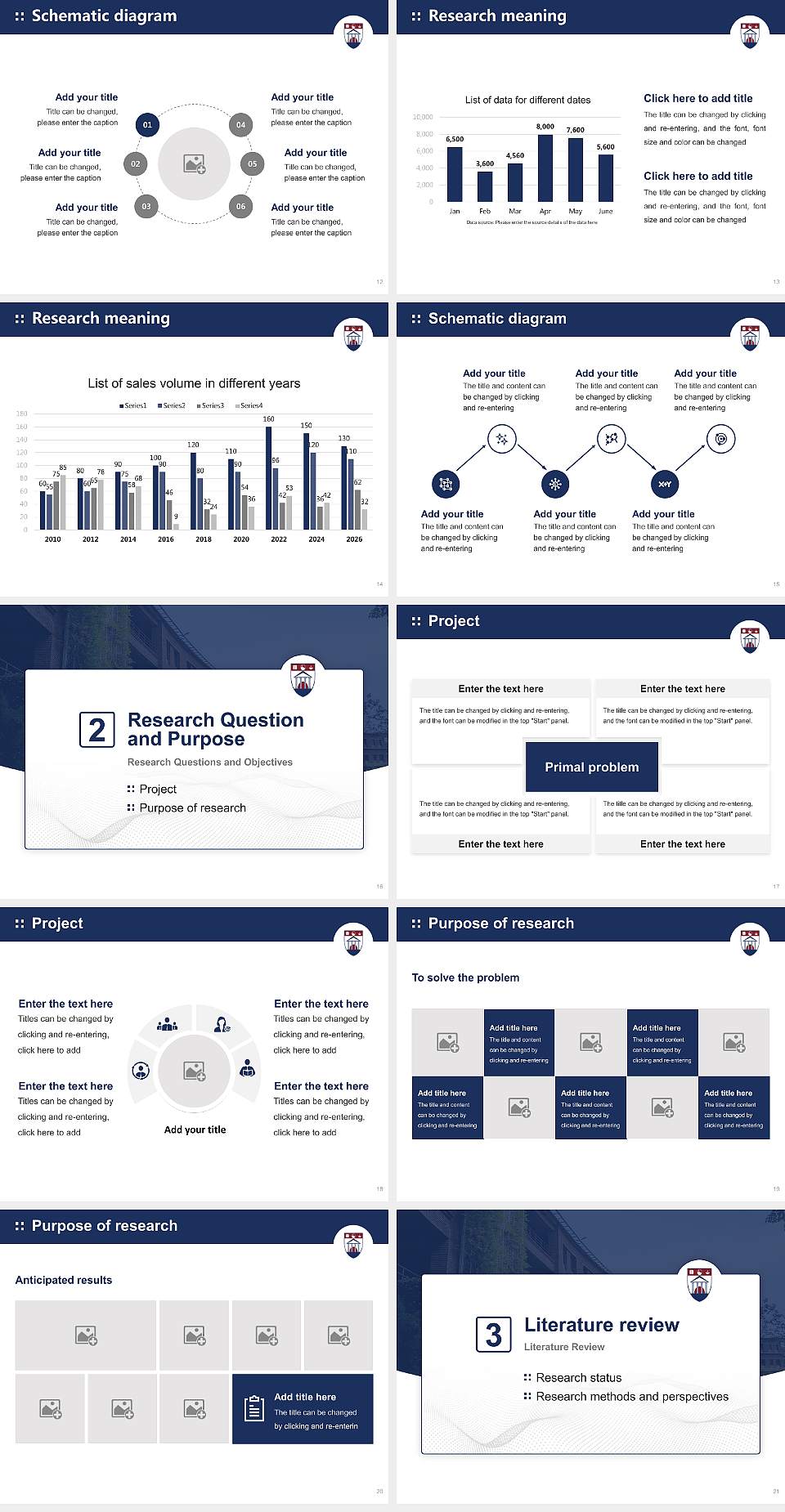 IILM University, Greater Noida Graduation Thesis Defense PPT Template4:3 ratio PPT effect preview image3