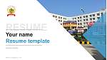 Gurugram University Resume PPT Template