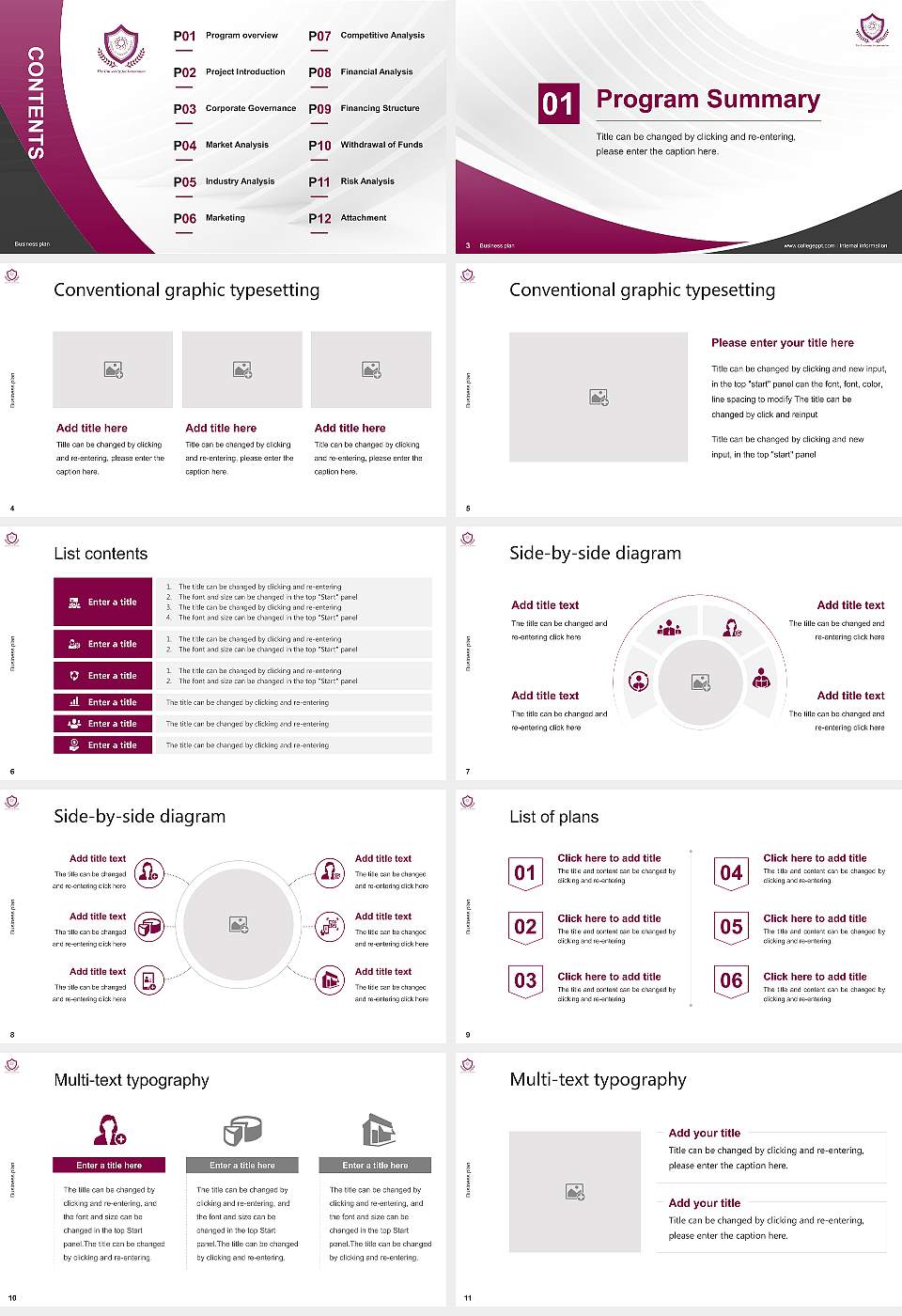 Institute of Advanced Research Competition/Entrepreneurship Contest PPT Template16:9 ratio PPT effect preview image2
