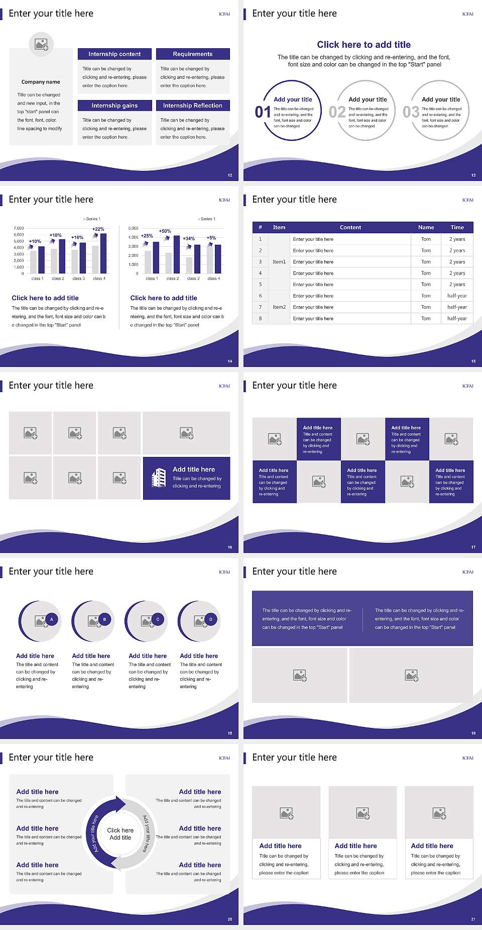 ICFAI Foundation for Higher Education Lecture Sharing and Networking Event PPT Template4:3 ratio PPT effect preview image3