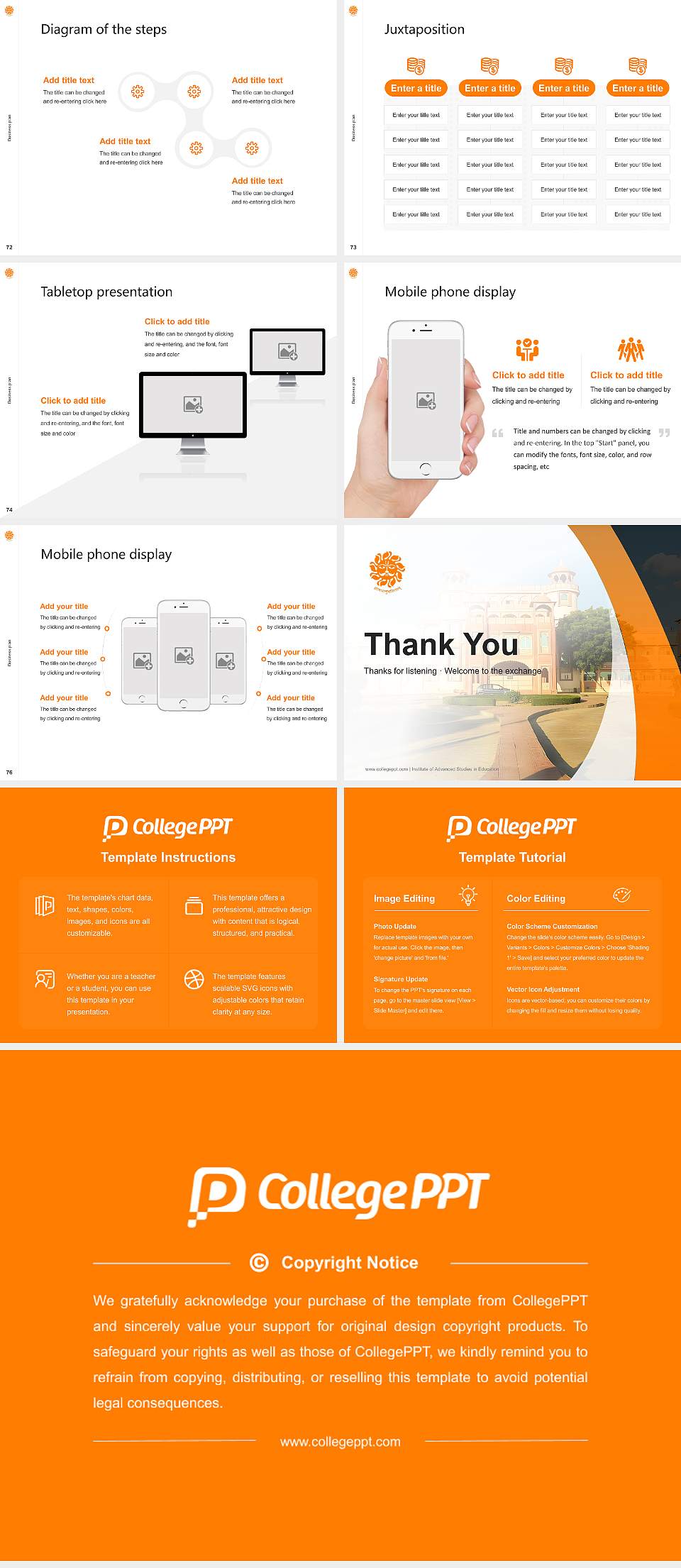 Institute of Advanced Studies in Education Competition/Entrepreneurship Contest PPT Template4:3 ratio PPT effect preview image9