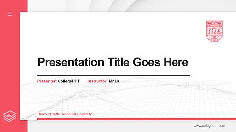 Harcourt Butler Technical University Thesis Proposal/Graduation Defense PPT Template