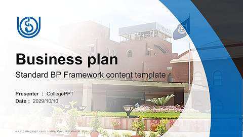 Indira Gandhi National Open University Competition/Entrepreneurship Contest PPT Template