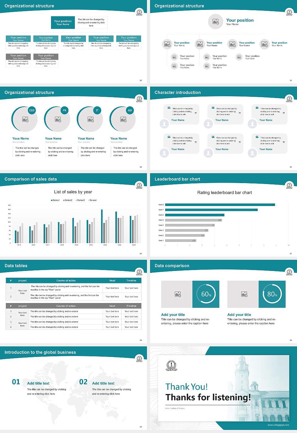 Indian Institute of Science Academic Presentation/Research Findings Report PPT Template16:9 ratio PPT effect preview image4