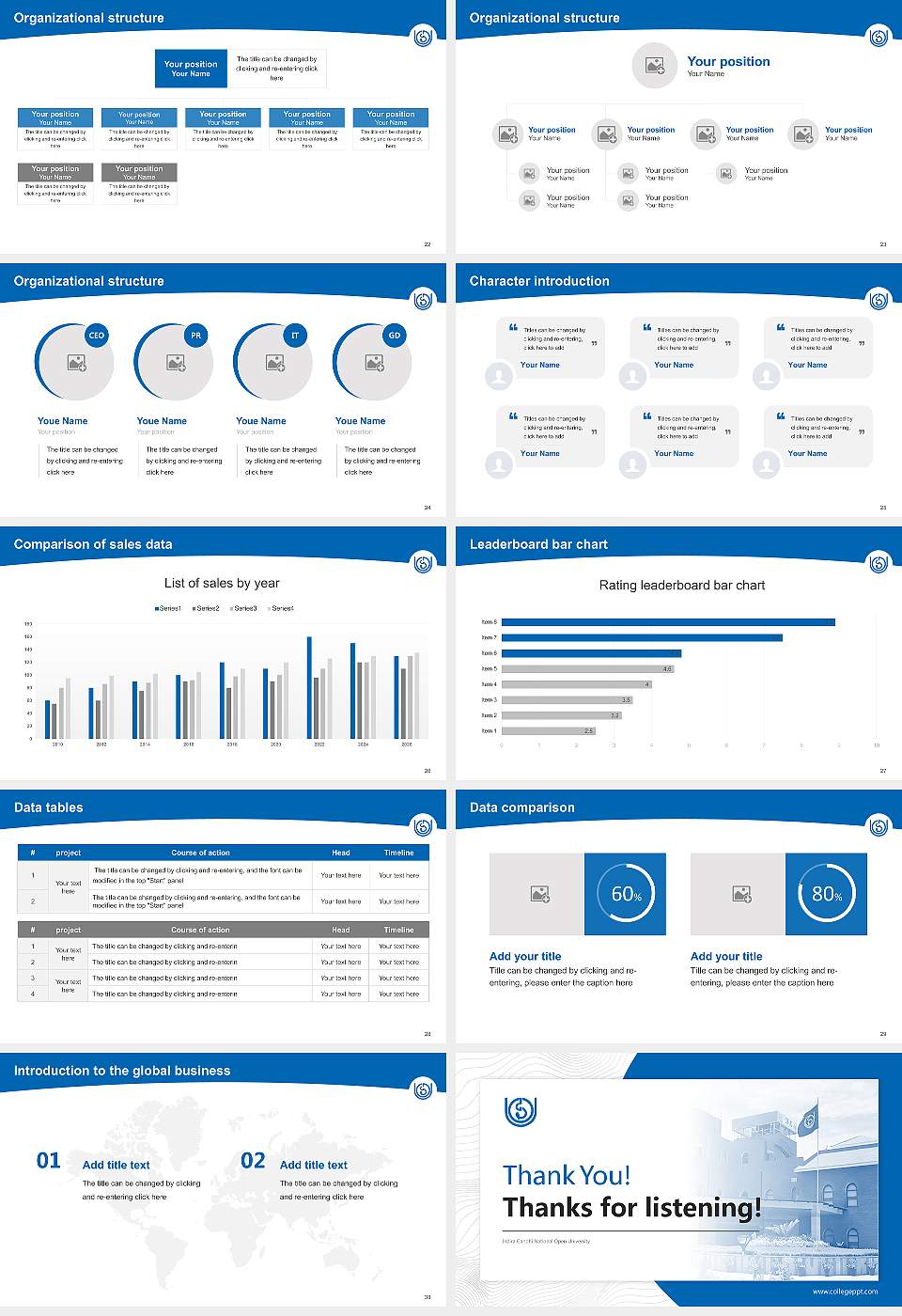 Indira Gandhi National Open University Academic Presentation/Research Findings Report PPT Template16:9 ratio PPT effect preview image4