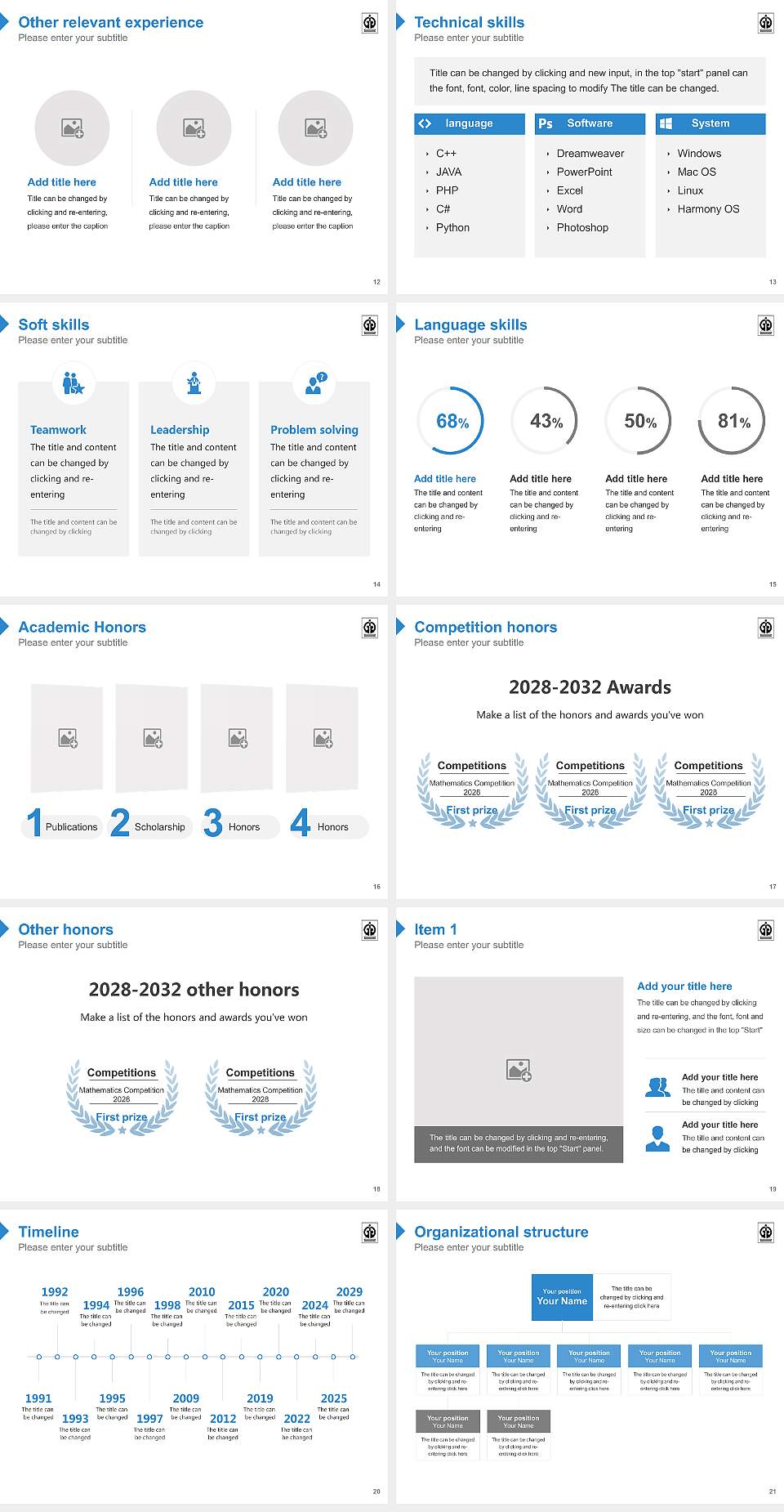 Indira Gandhi Institute of Development Research Resume PPT Template4:3 ratio PPT effect preview image3