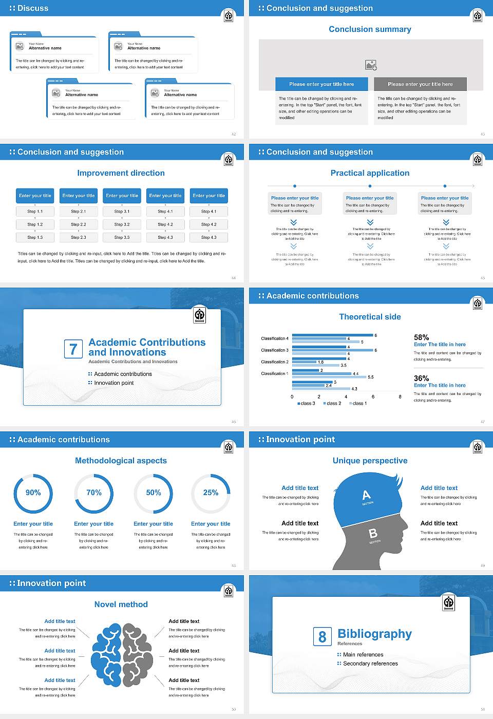 Indira Gandhi Institute of Development Research Graduation Thesis Defense PPT Template16:9 ratio PPT effect preview image6