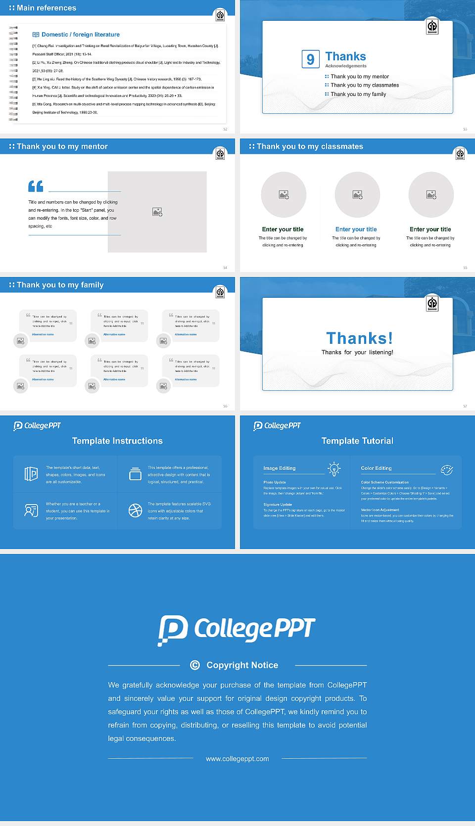 Indira Gandhi Institute of Development Research Graduation Thesis Defense PPT Template16:9 ratio PPT effect preview image7