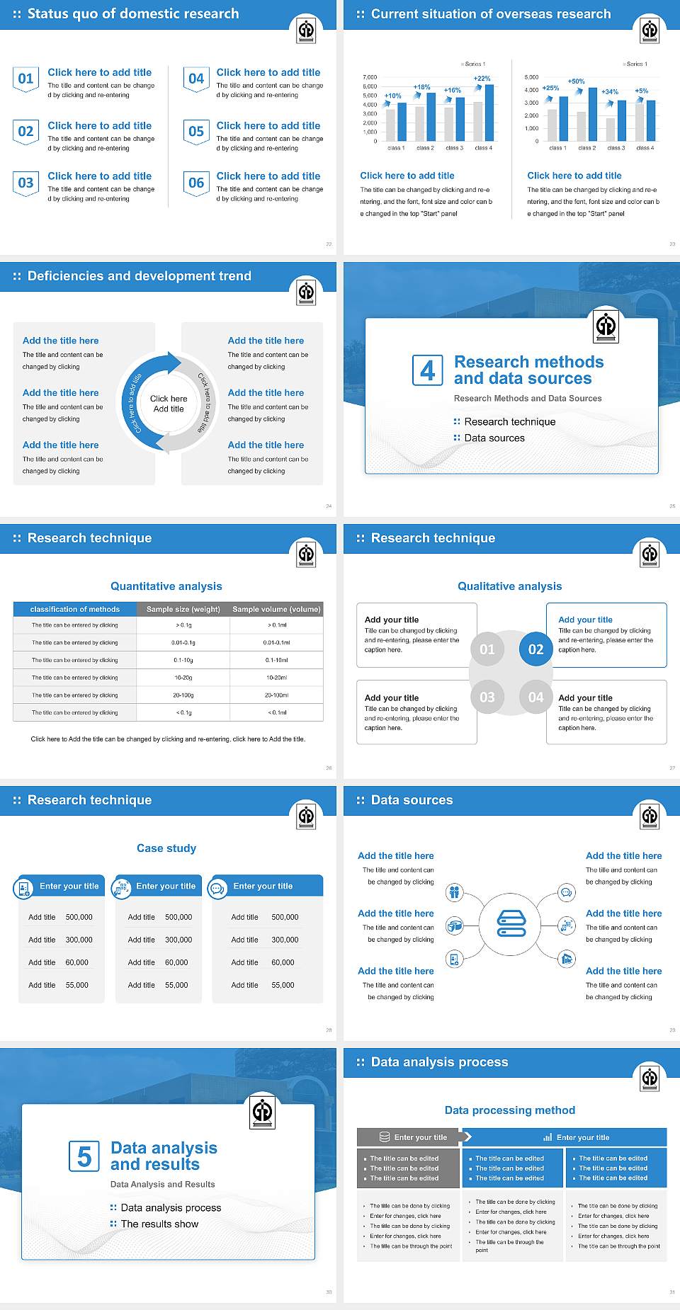 Indira Gandhi Institute of Development Research Graduation Thesis Defense PPT Template4:3 ratio PPT effect preview image4