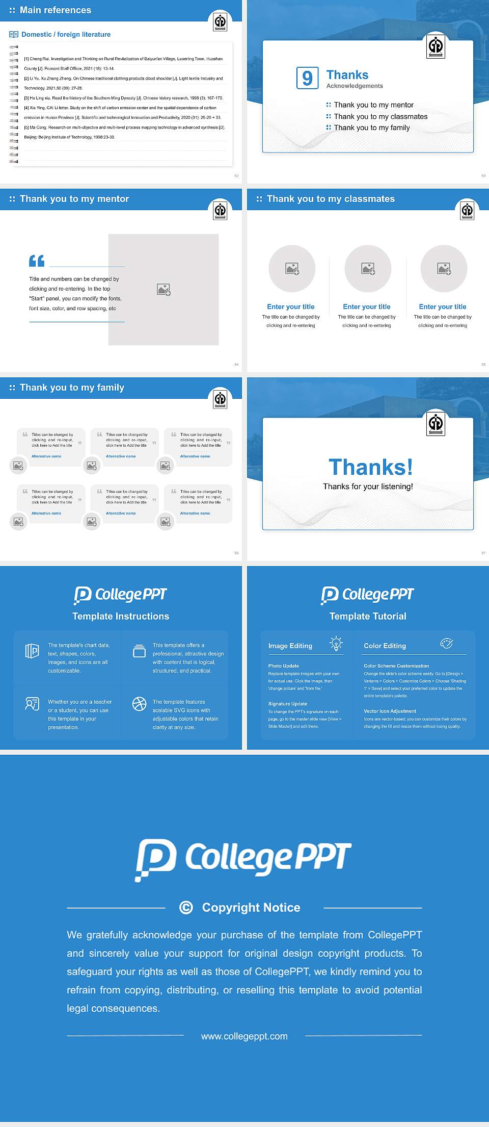 Indira Gandhi Institute of Development Research Graduation Thesis Defense PPT Template4:3 ratio PPT effect preview image7