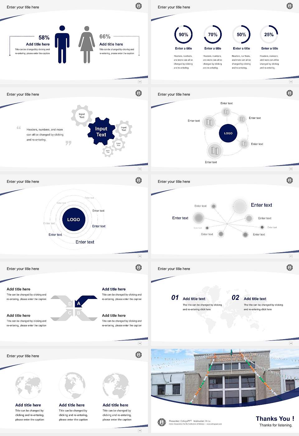 Indian Association for the Cultivation of Science Course/Courseware Creation PPT Template16:9 ratio PPT effect preview image4