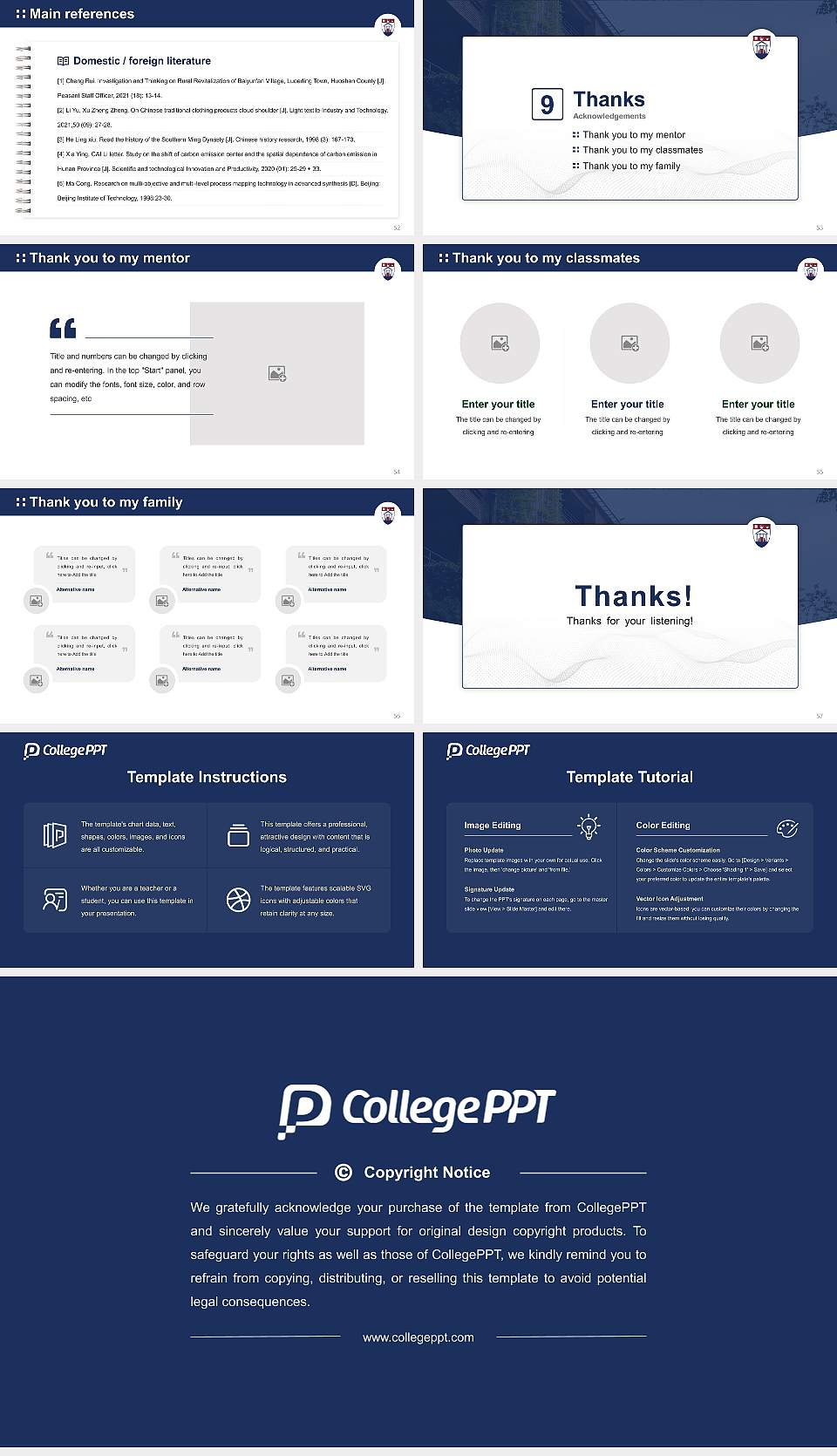 IILM University, Greater Noida Graduation Thesis Defense PPT Template16:9 ratio PPT effect preview image7
