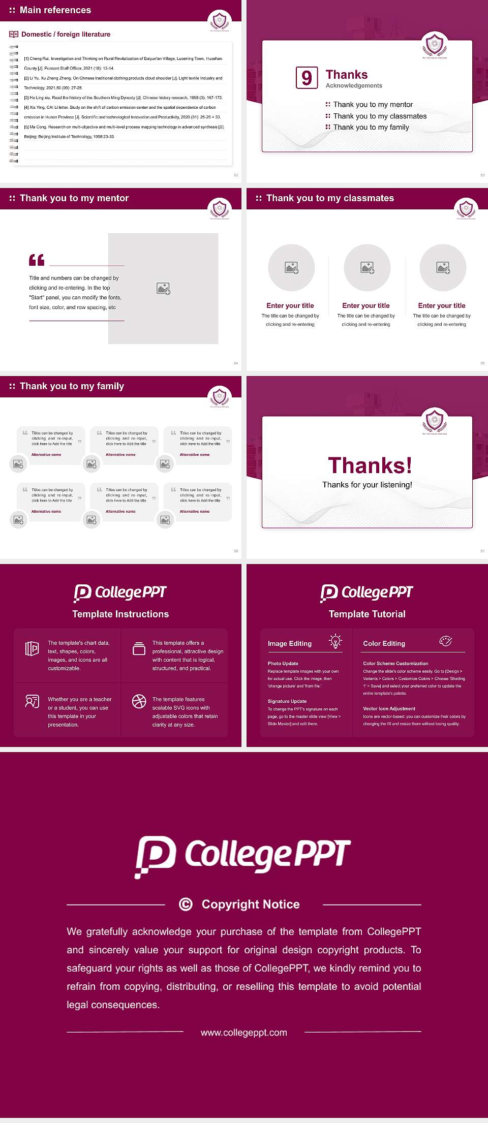 Institute of Advanced Research Graduation Thesis Defense PPT Template4:3 ratio PPT effect preview image7