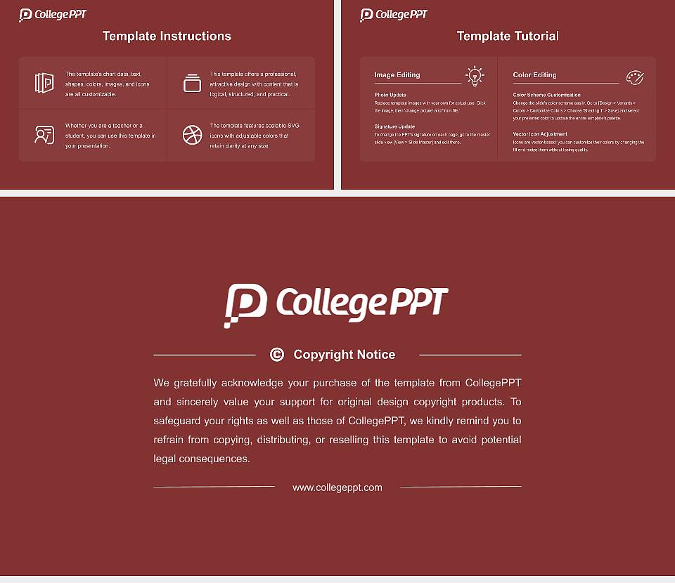 I.E.S University Academic Presentation/Research Findings Report PPT Template16:9 ratio PPT effect preview image5