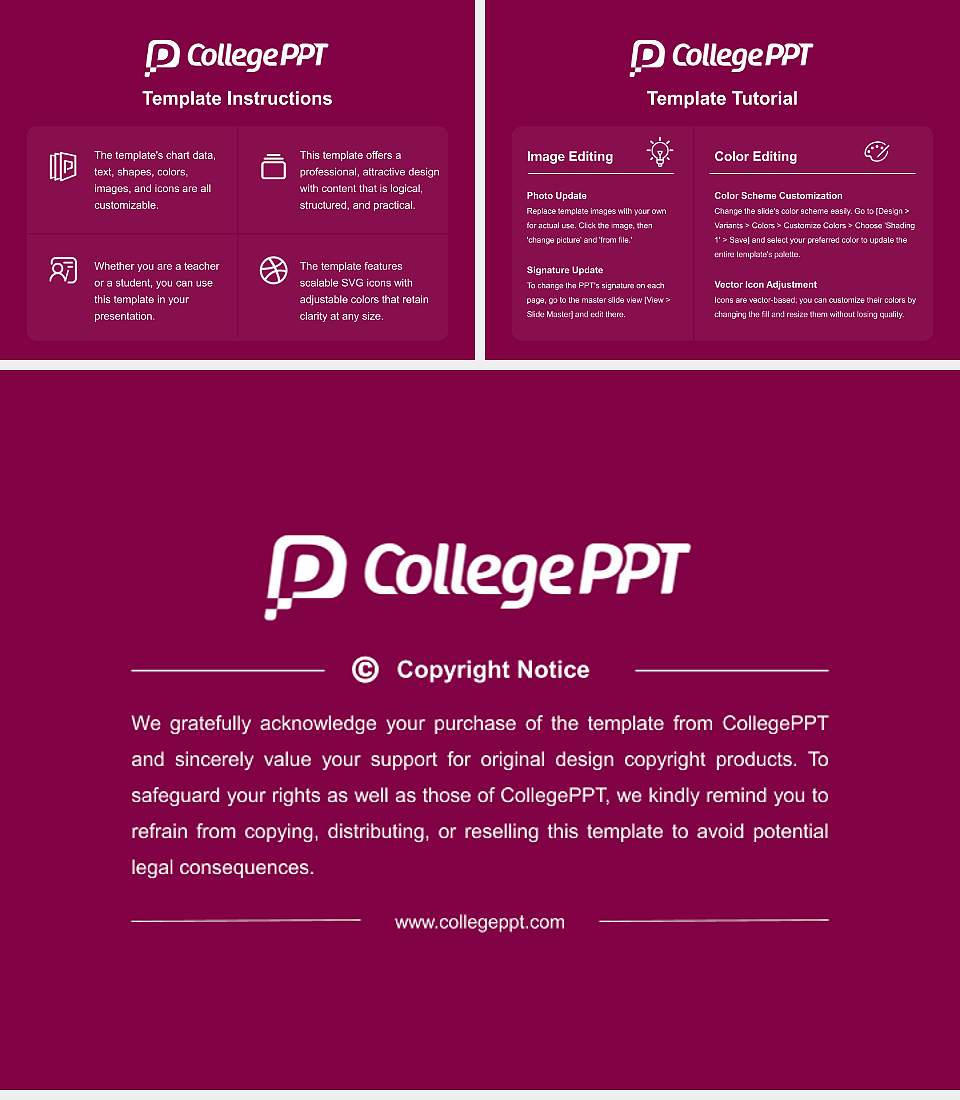 Institute of Advanced Research Course/Courseware Creation PPT Template4:3 ratio PPT effect preview image5