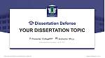 Indus International University Graduation Thesis Defense PPT Template