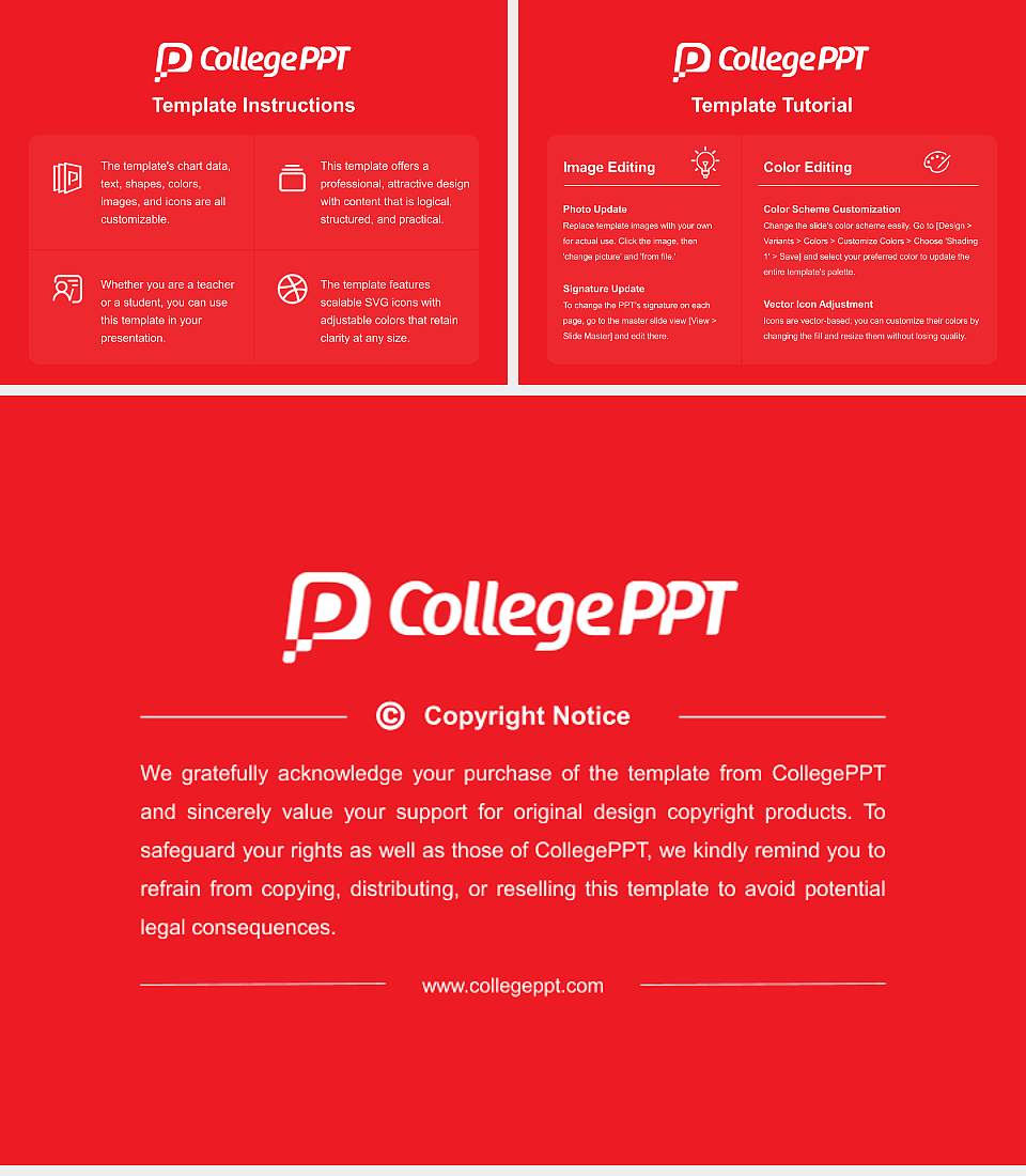 IIMT University Course/Courseware Creation PPT Template4:3 ratio PPT effect preview image5