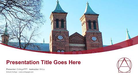 Antioch College Course/Courseware Creation PPT Template
