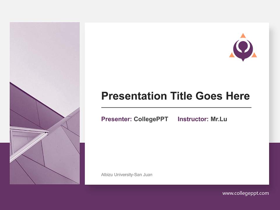 Albizu University-San Juan General Purpose PPT Template4:3 ratio PPT effect preview image6