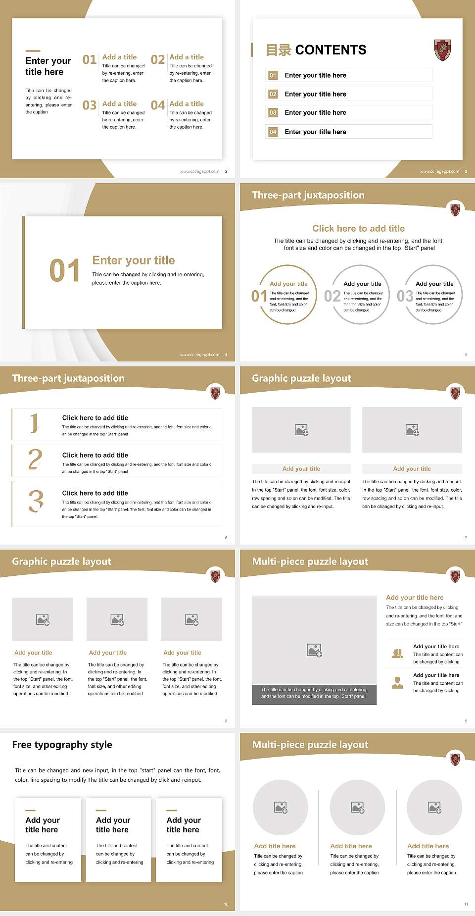 Anderson University Academic Presentation/Research Findings Report PPT Template4:3 ratio PPT effect preview image2