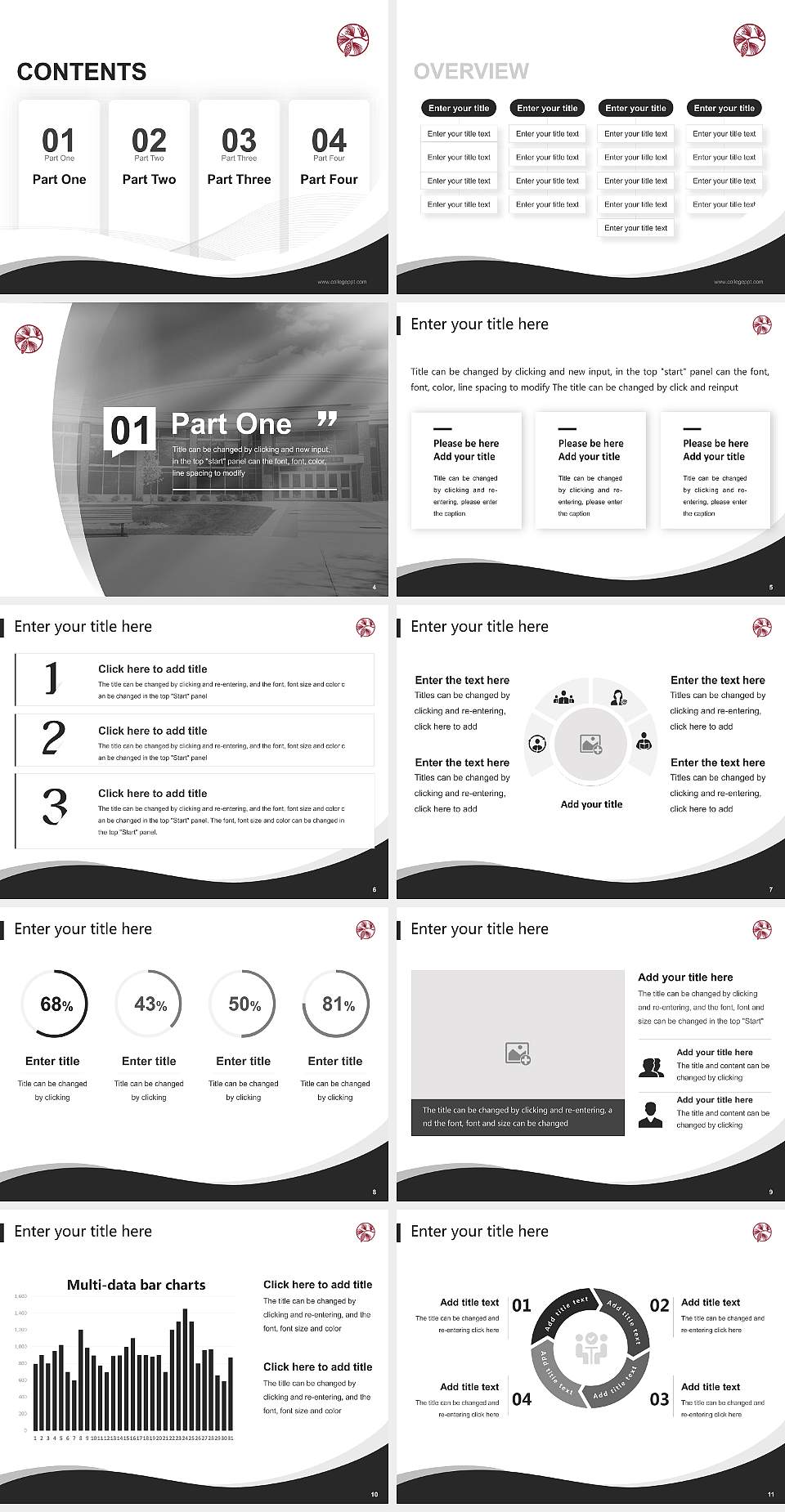 Alma College Lecture Sharing and Networking Event PPT Template4:3 ratio PPT effect preview image2