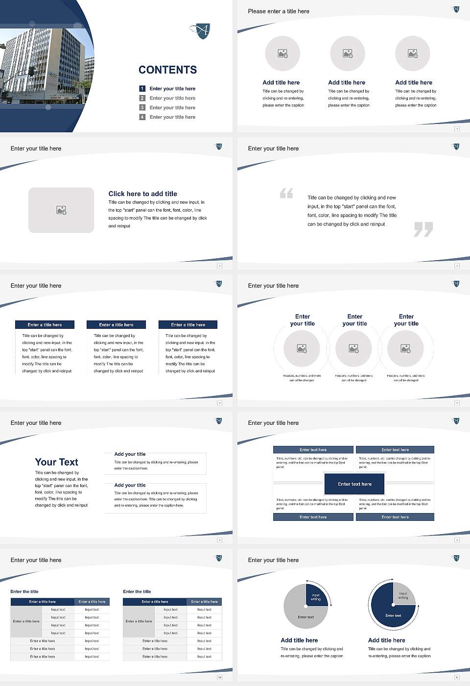 Angeles College Course/Courseware Creation PPT Template16:9 ratio PPT effect preview image2