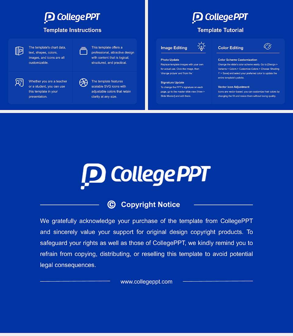 Allen University Course/Courseware Creation PPT Template4:3 ratio PPT effect preview image5