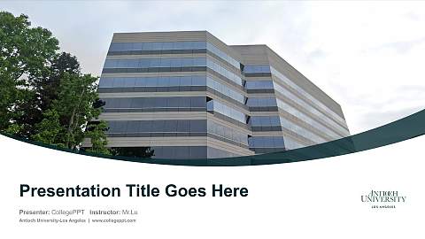 Antioch University-Los Angeles Course/Courseware Creation PPT Template