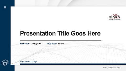 Alaska Bible College Thesis Proposal/Graduation Defense PPT Template