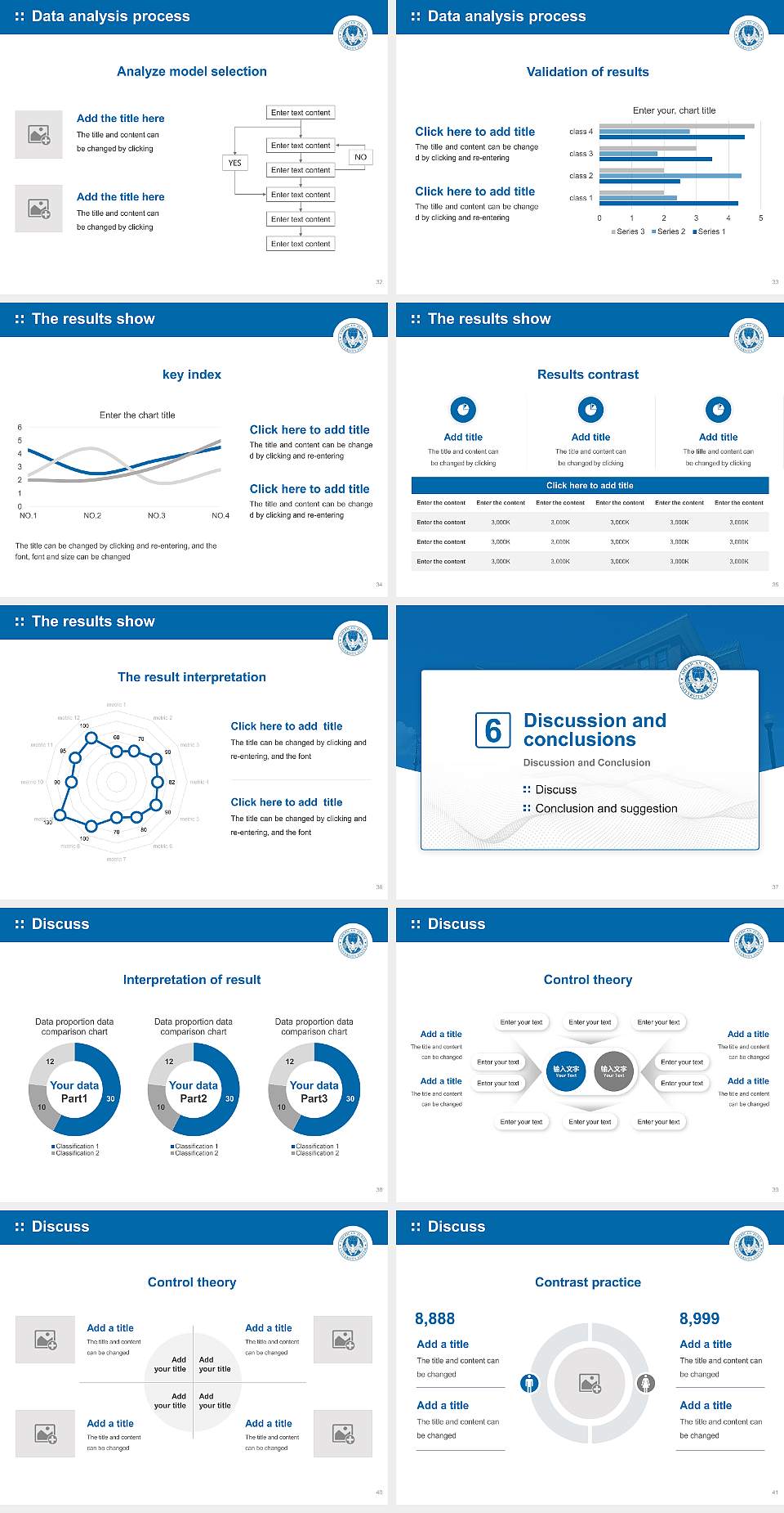 American Public University System Graduation Thesis Defense PPT Template4:3 ratio PPT effect preview image5