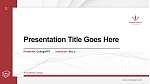 Anna Maria College Thesis Proposal/Graduation Defense PPT Template