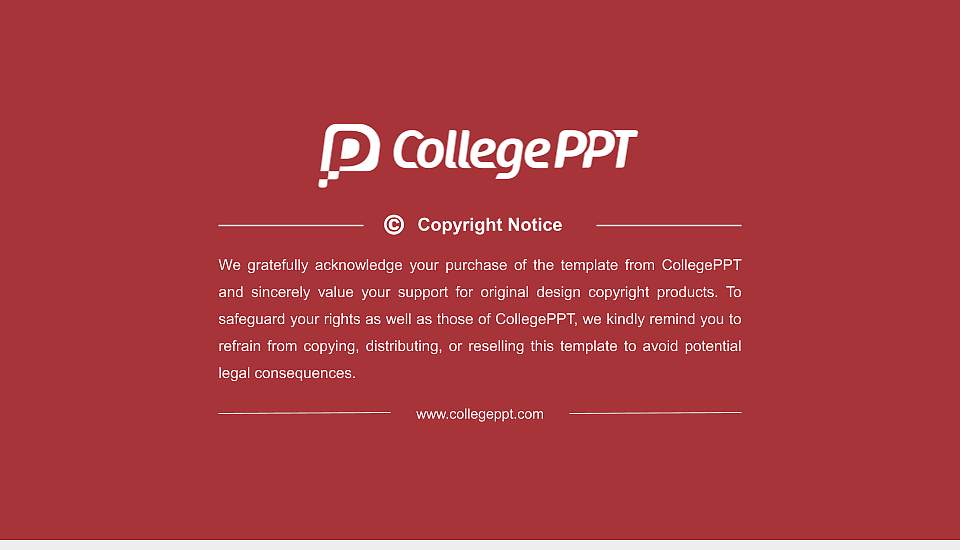 Anna Maria College Thesis Proposal/Graduation Defense PPT Template16:9 ratio PPT effect preview image5