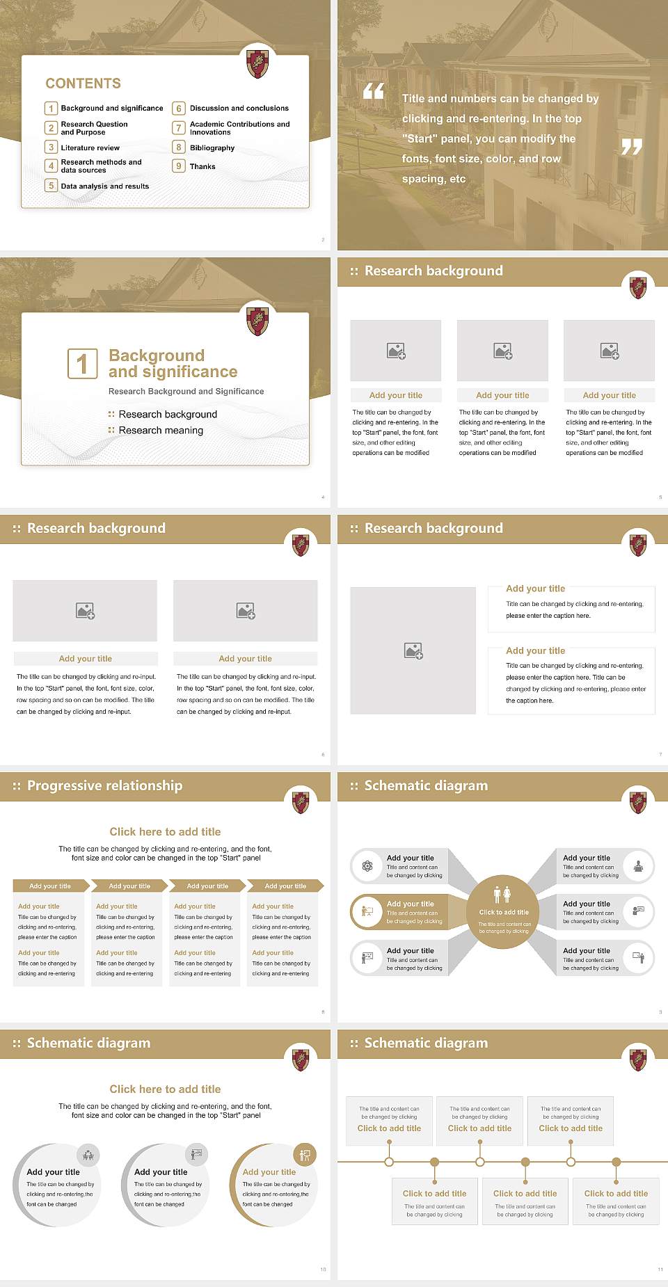 Anderson University Graduation Thesis Defense PPT Template4:3 ratio PPT effect preview image2