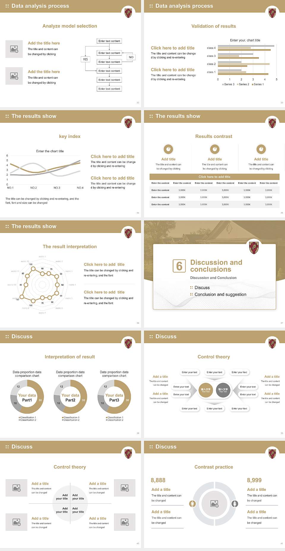 Anderson University Graduation Thesis Defense PPT Template4:3 ratio PPT effect preview image5