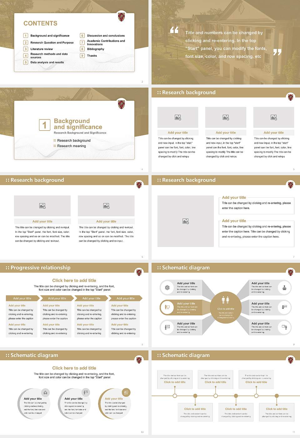 Anderson University Graduation Thesis Defense PPT Template16:9 ratio PPT effect preview image2