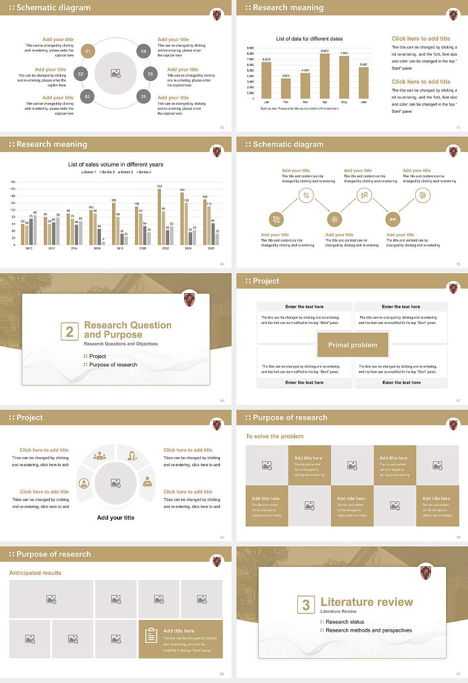 Anderson University Graduation Thesis Defense PPT Template16:9 ratio PPT effect preview image3