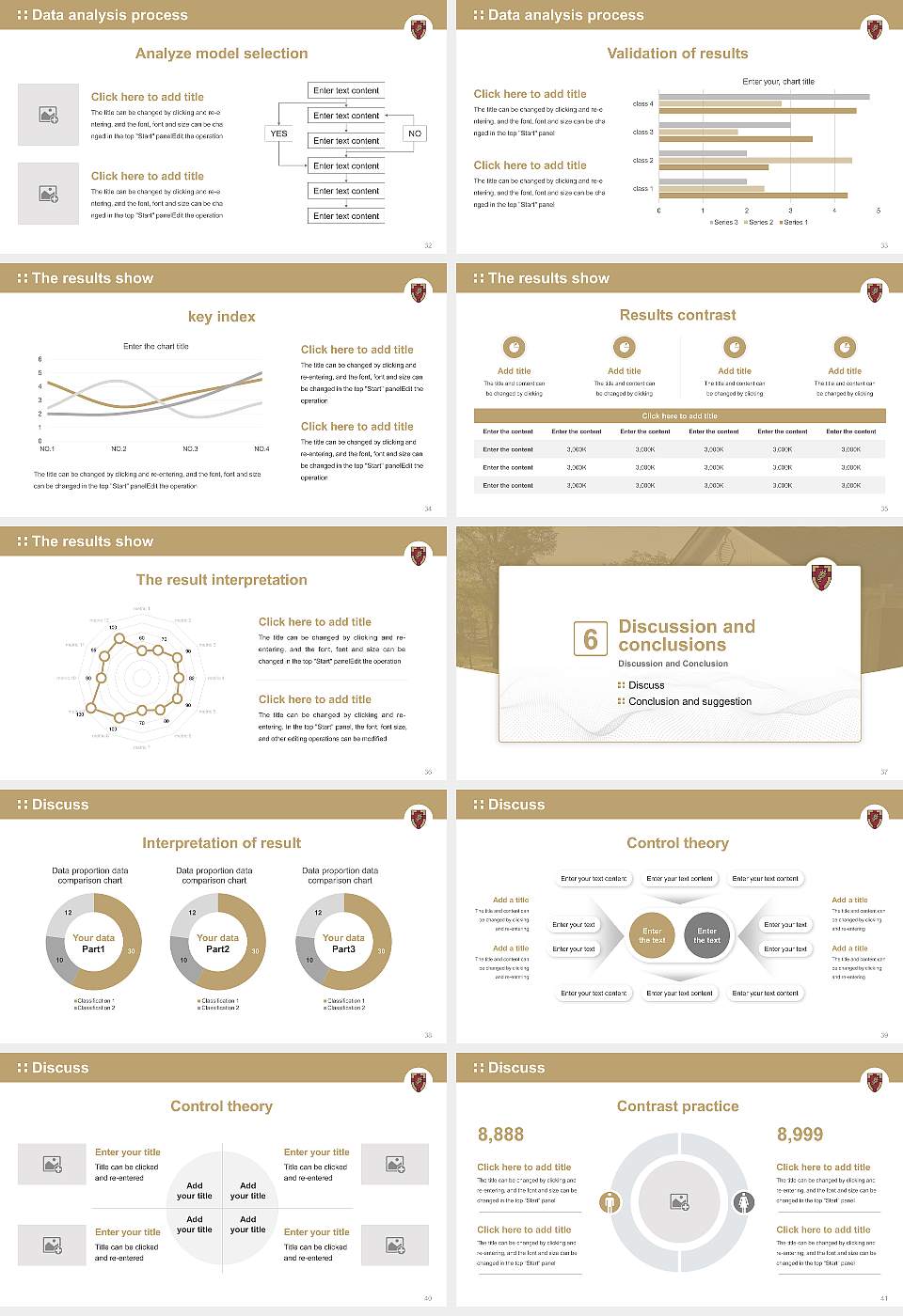 Anderson University Graduation Thesis Defense PPT Template16:9 ratio PPT effect preview image5