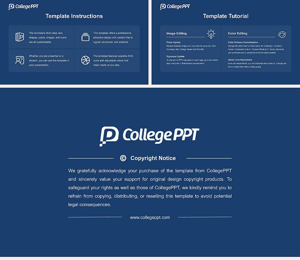 American Baptist College Course/Courseware Creation PPT Template16:9 ratio PPT effect preview image5