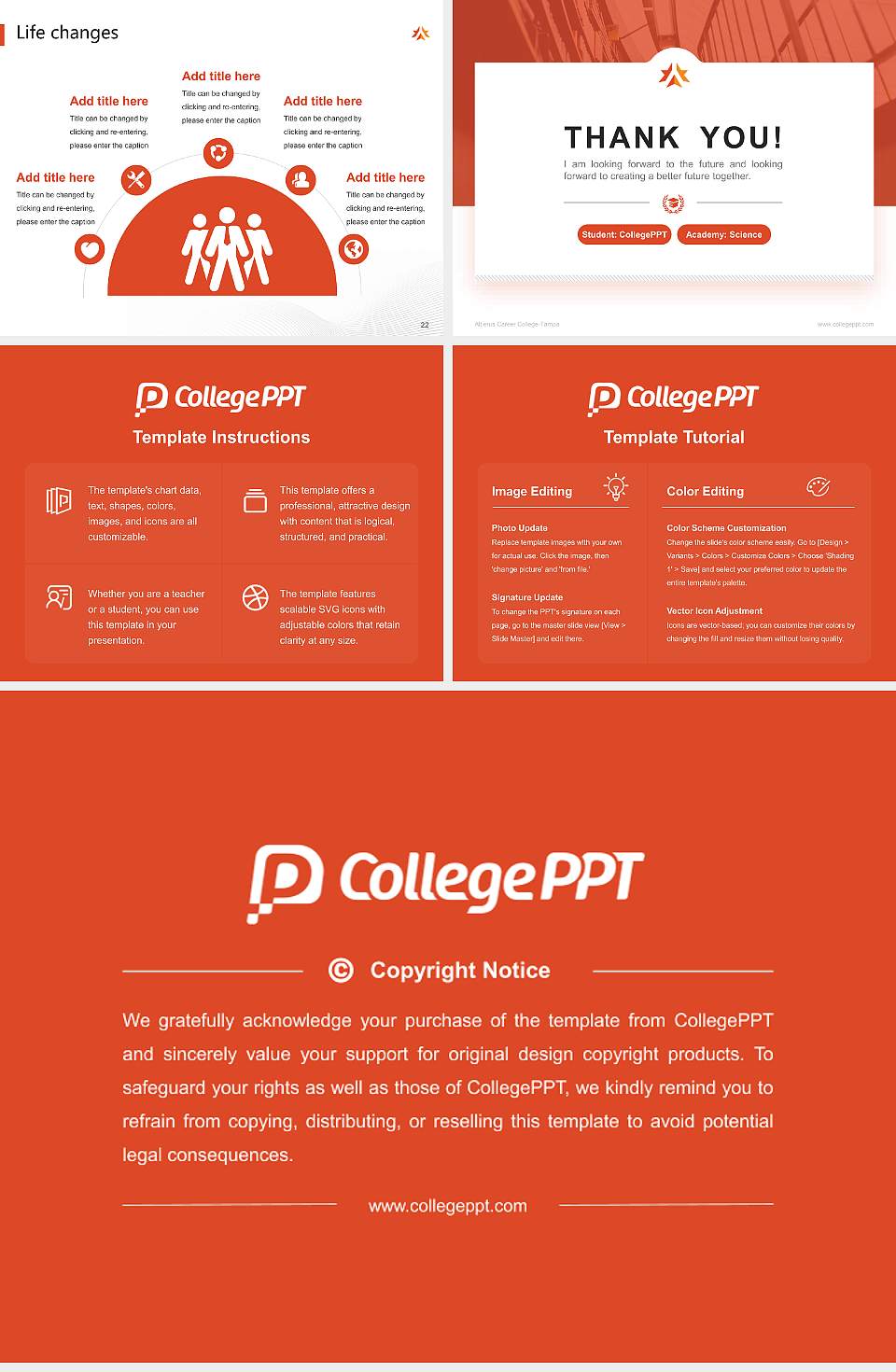 Altierus Career College-Tampa National Scholarship Defense PPT Template4:3 ratio PPT effect preview image4