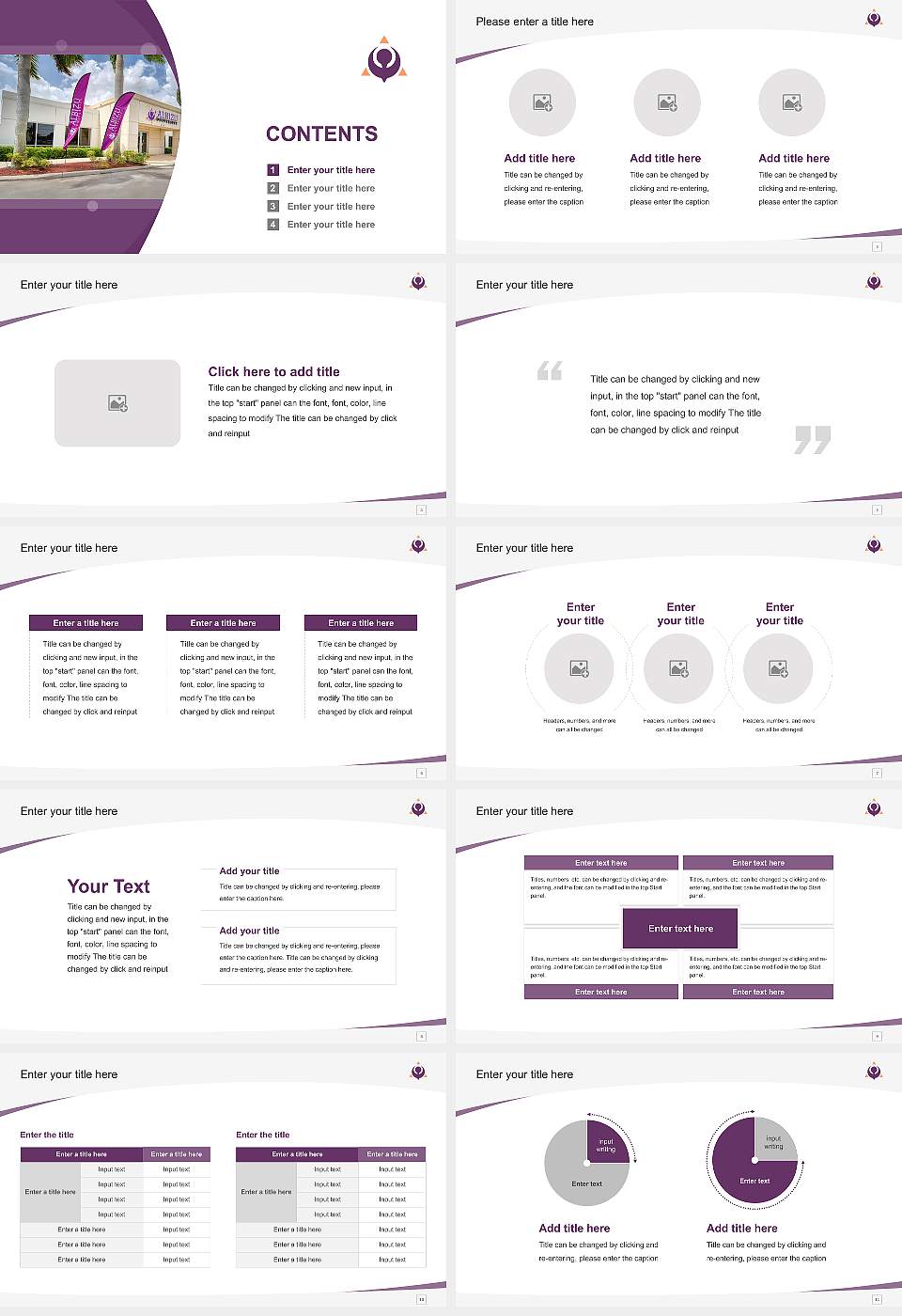 Albizu University-Miami Course/Courseware Creation PPT Template16:9 ratio PPT effect preview image2