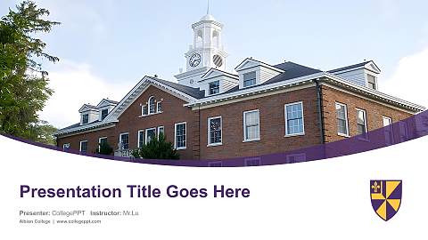 Albion College Course/Courseware Creation PPT Template