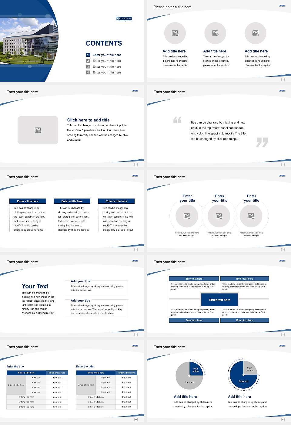 Albert Einstein College of Medicine Course/Courseware Creation PPT Template16:9 ratio PPT effect preview image2