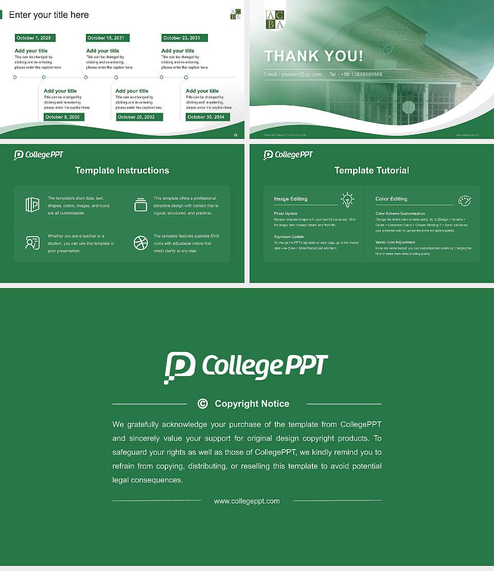 American College of the Building Arts Lecture Sharing and Networking Event PPT Template16:9 ratio PPT effect preview image4