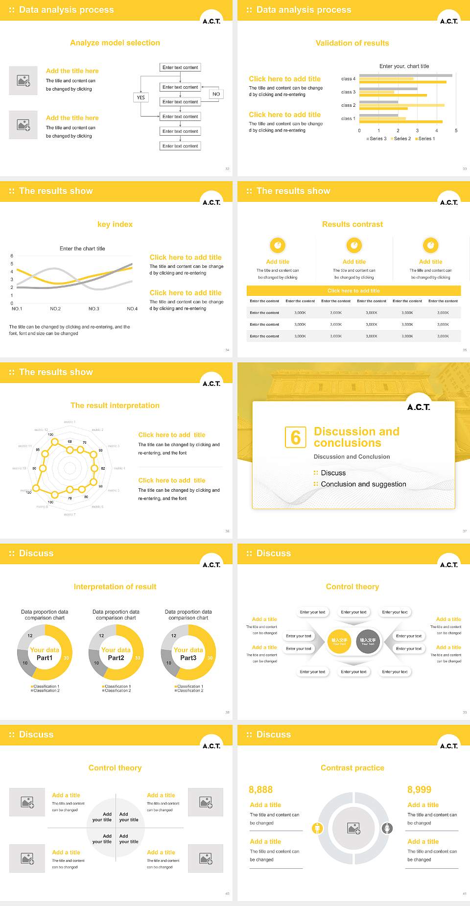 American Conservatory Theater Graduation Thesis Defense PPT Template4:3 ratio PPT effect preview image5