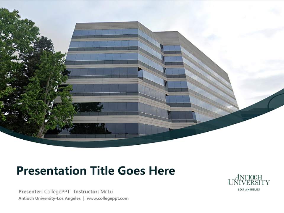 Antioch University-Los Angeles Course/Courseware Creation PPT Template4:3 ratio PPT effect preview image5